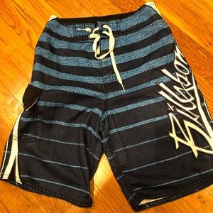 Billabong swim shorts string and Velcro size 23 (6-7) no lining